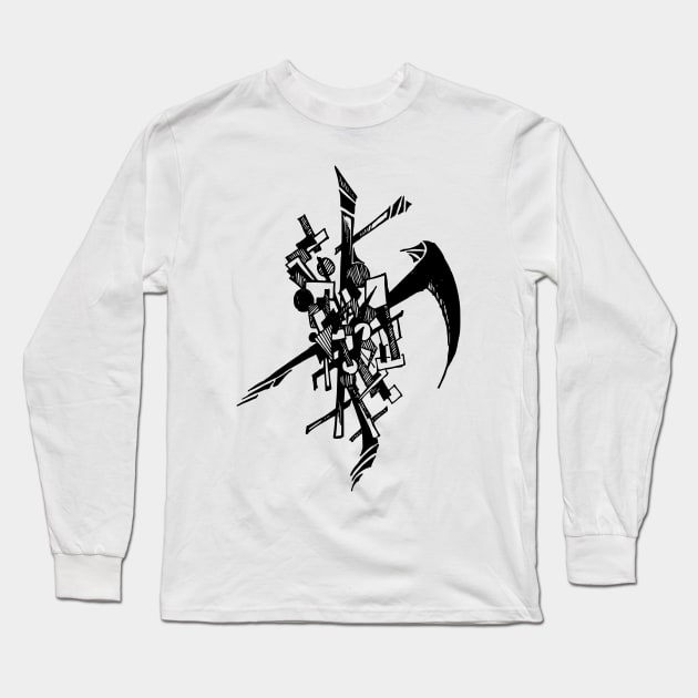 Abstract line art Long Sleeve T-Shirt by TKDoodle